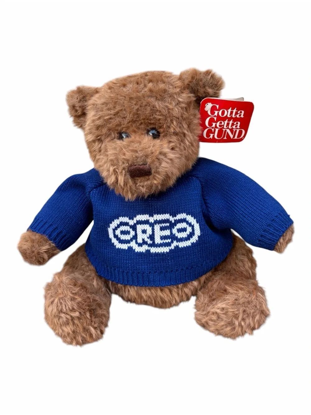 GUND Oreo Cookie Teddy Bear Vintage Gotta Get Gund Stuffed Animal/Plushie EUC!